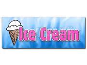 12 ICE CREAM 1 DECAL sticker cones sundae soda banana split homemade creamy