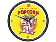 POPCORN Wall Clock movie theater home decor machine