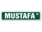MUSTAFA Street Sign name kids childrens room door bedroom girls boys gift