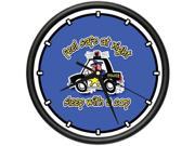 COP Wall Clock policeman feel safe sleep with gift