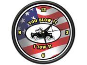 TOWING Wall Clock tow truck driver company service gift