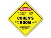 COHEN S ROOM SIGN kids bedroom decor door children s name boy girl gift