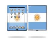 Mightyskins Protective Vinyl Skin Decal Cover for Apple iPad 2 3 4 Tablet E Reader at t verizon lte wrap sticker skins Argentina Flag