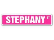 STEPHANY Street Sign name kids childrens room door bedroom girls boys gift