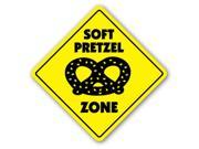 SOFT PRETZEL ZONE Sign hot pretzels concessions stand