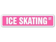 ICE SKATING Street Sign skates figure lesson instructor teacher speed hockey