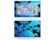 Mightyskins Protective Skin Decal Cover for Asus VivoTab RT TF600T 10.1 Inch Tablet wrap sticker skins Blue Skulls