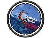 SURFER CHICK Wall Clock surf board girl girls bedroom