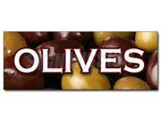 24 OLIVES DECAL sticker greek green black kalamata olive oil manzanilla cured