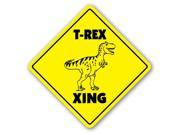 T REX CROSSING Sign xing gift novelty prehistoric dinosaur t rex