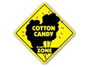 COTTON CANDY ZONE Sign cart concession machine fair