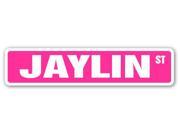 JAYLIN Street Sign name kids childrens room door bedroom girls boys gift