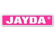 JAYDA Street Sign name kids childrens room door bedroom girls boys gift