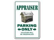 APPRAISER ~Novelty Sign~ parking signs appraise gift