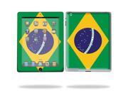 Mightyskins Protective Vinyl Skin Decal Cover for Apple iPad 2 3 4 Tablet E Reader at t verizon lte wrap sticker skins Brazilian flag