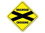 RAILROAD CROSSING Sign xing gift novelty train car track model collector