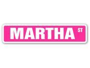 MARTHA Street Sign name kids childrens room door bedroom girls boys gift
