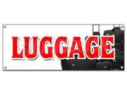 LUGGAGE BANNER SIGN designer name brands leather discount handbags sale