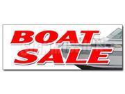 36 BOAT SALE DECAL sticker new used sailboats powerboats service financing