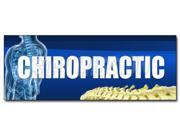 36 CHIROPRACTIC DECAL sticker back chiropractor