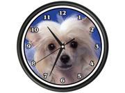 CHINESE CRESTED Wall Clock dog doggie pet breed gift