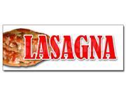 12 LASAGNA DECAL sticker italian food casserole