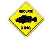 GROUPER CROSSING Sign xing florida offshore fishing