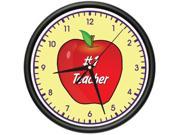 TEACHER Wall Clock school elementary classroom day gift