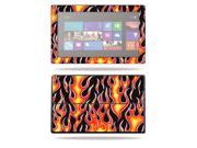 Mightyskins Protective Skin Decal Cover for Microsoft Surface Pro Tablet wrap sticker skins Hot Flames