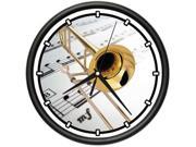 TROMBONE Wall Clock brass musical orchestra new gift