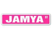 JAMYA Street Sign name kids childrens room door bedroom girls boys gift