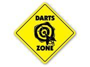 DART ZONE Sign darts board dartboard player gift