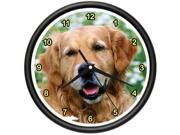 GOLDEN RETREIVER Wall Clock dog dogs pet retriever