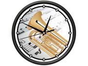 TUBA Wall Clock band baritone orchestra instrument