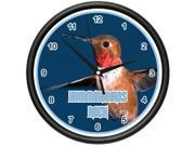 HUMMINGBIRD Wall Clock bird watching watcher s gift