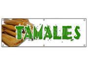72 TAMALES BANNER SIGN mexican dough corn latin comfort food meat cheese