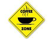 COFFEE ZONE Sign new novelty shop beans cups gift