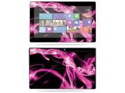 Mightyskins Protective Skin Decal Cover for Microsoft Surface RT Tablet 10.6 screen wrap sticker skins Pink Flames
