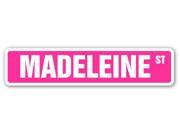 MADELEINE Street Sign name kids childrens room door bedroom girls boys gift