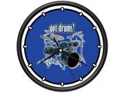 DRUMS Wall Clock new drum drummer band music gift