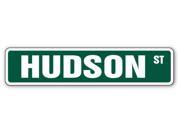 HUDSON Street Sign name kids childrens room door bedroom girls boys gift
