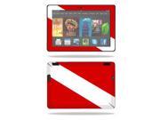 Mightyskins Protective Skin Decal Cover for Amazon Kindle Fire HDX 7 Tablet 2013 wrap sticker skins Scuba Flag