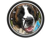 ST. BERNARD Wall Clock dog doggie pet breed gift