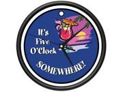 FIVE O CLOCK SOMEWHERE Wall Clock its 5 jackson buffet