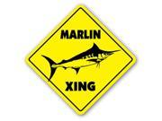 MARLIN CROSSING Sign offshore sport fish captain gift