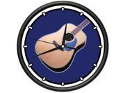 GUITAR Wall Clock acoustic music musician string gift