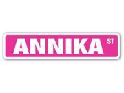 ANNIKA Street Sign name kids childrens room door bedroom girls boys gift