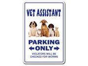VET ASSISTANT ~Sign~ veterinarian veterinary animal new