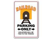 RAILROAD Novelty Sign gift conductor engineer rwu union pacific workers train