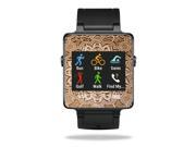MightySkins Protective Vinyl Skin Decal for Garmin Vivoactive Smartwatch cover wrap sticker skins Carved
